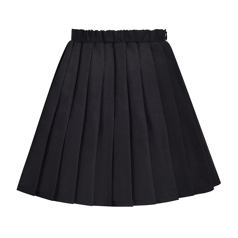[LOW CLASSIC] / ☆ 24SS LONG PLEATED SKIRT / BLACK Amazon.com: Women's Solid Color Pleated Long Skirt Casual